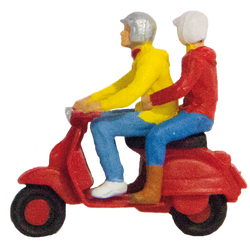 Preiser Vespa Paar