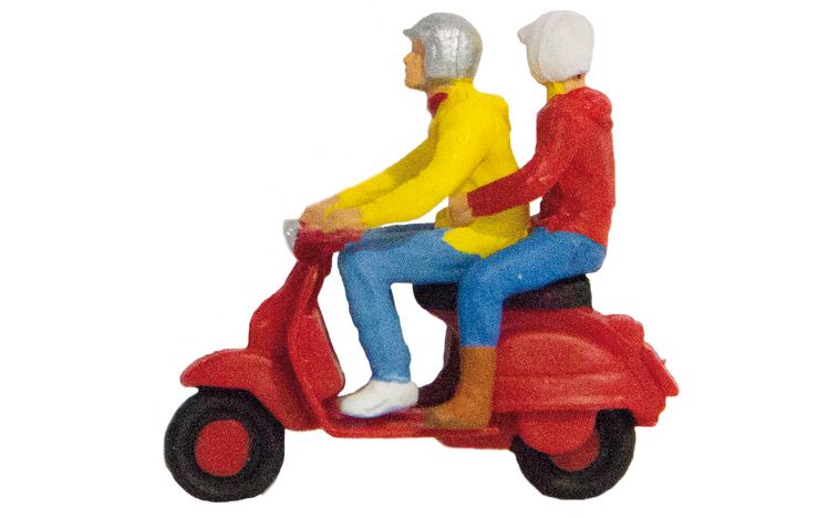Preiser Vespa Paar